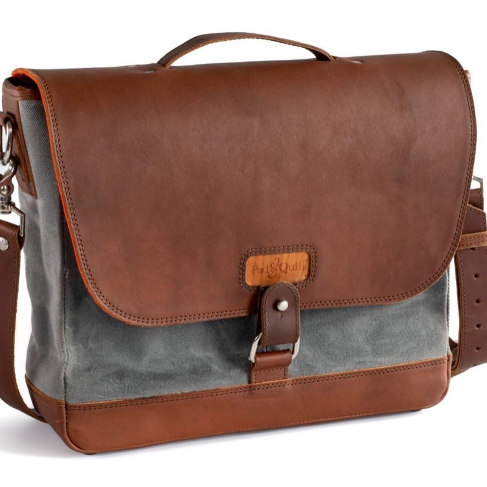 Pad & Quill Leather Messenger Bag - Picture 5 of 5